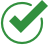 Success icon, green checkmark